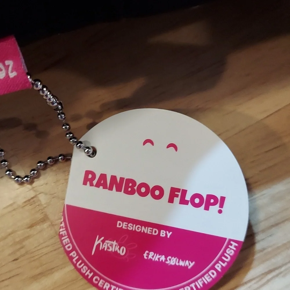 Ranboo Flop Black White Plush 1 Ft with Tag